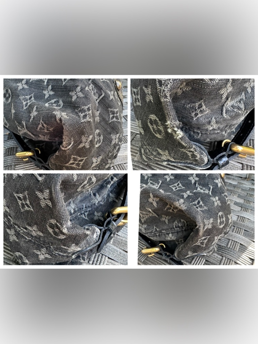 🖤Louis Vuitton Monogram Neo Cabby in Black Denim - Picture 12 of 16